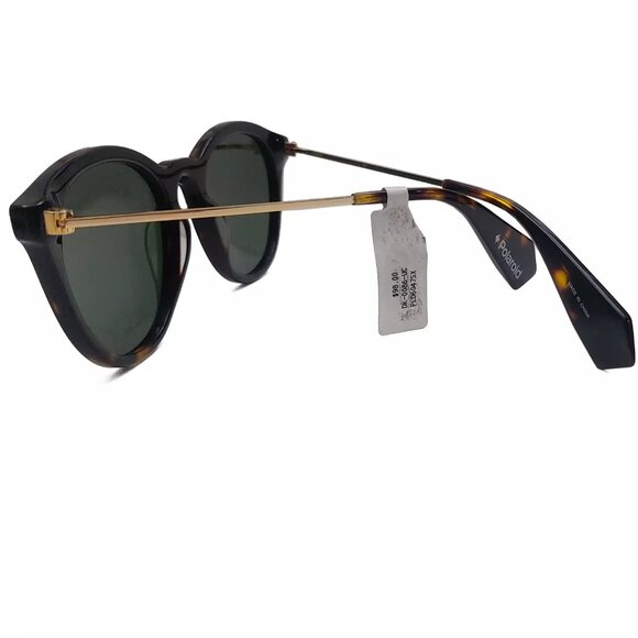 Polaroid Unisex Havana Oval Sunglasses PLD 6047/S/X 086 51UC (0372) main image 4